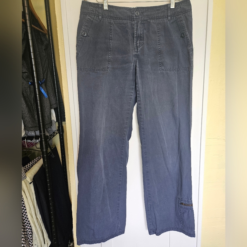 Eddie BauerCasual Blue Wide-Leg Pants Size 10